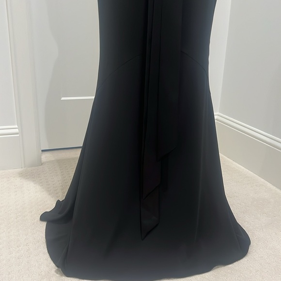 Ladies Stunning Black Evening Maxi Fishtail Skirt - Picture 3 of 6